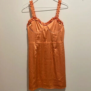 Blue Blush Orange Dress